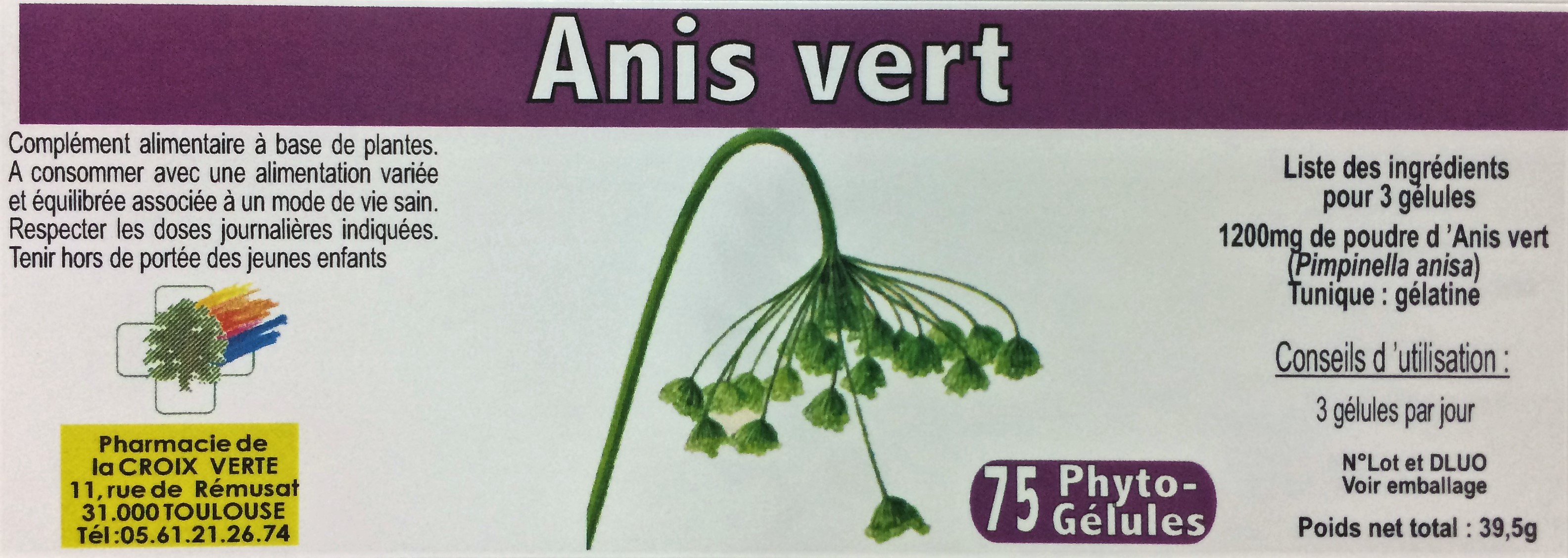 Anis vert (semences)