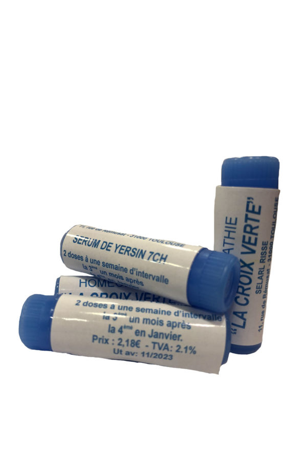 SERUM DE YERSIN (HOMEOPATHIE)