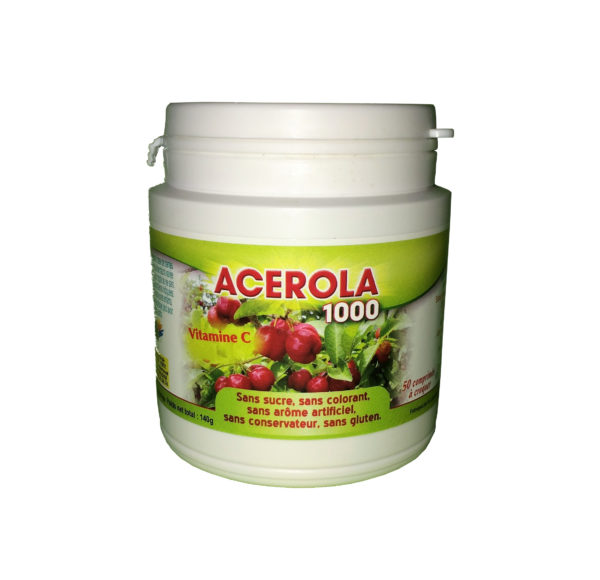 Acerola 1000 - 50 cprs à croquer.